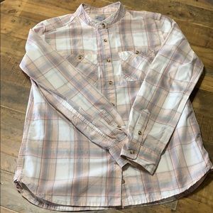 Carhartt Button Down Shirt Small Soft Colors